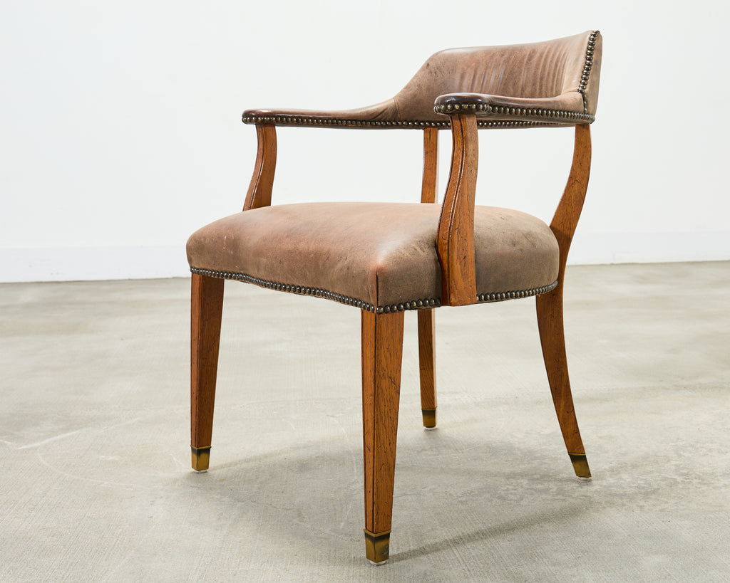Set of Six Ralph Lauren Hither Hills Studio Dining Armchairs