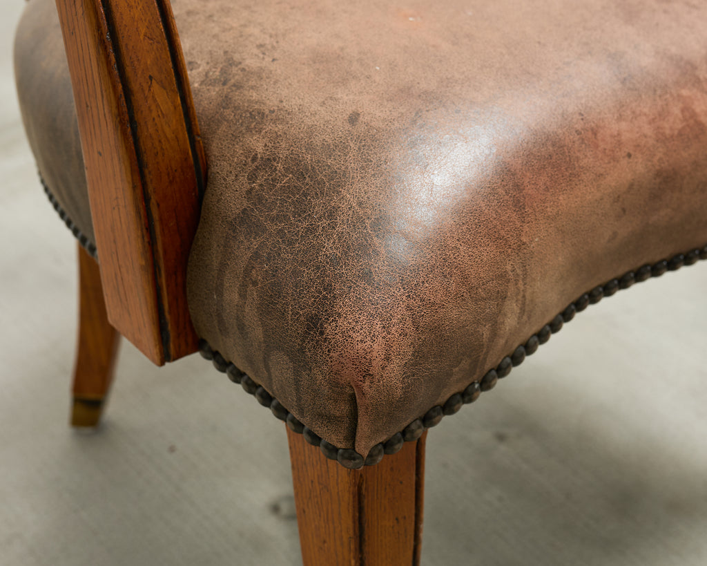 Set of Six Ralph Lauren Hither Hills Studio Dining Armchairs
