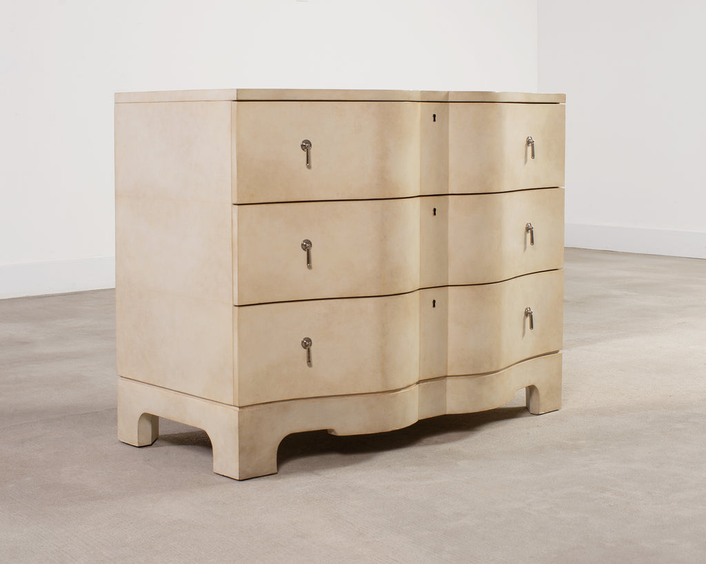 Ralph Lauren Art Deco Style Beauworth Parchment Chest