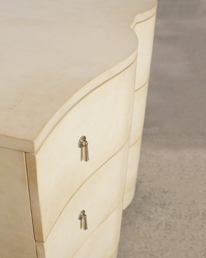 Ralph Lauren Art Deco Style Beauworth Parchment Chest