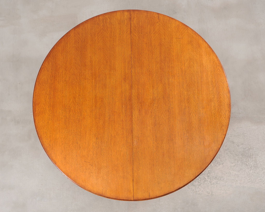 Ralph Lauren Hither Hills Round Oak Extending Dining Table