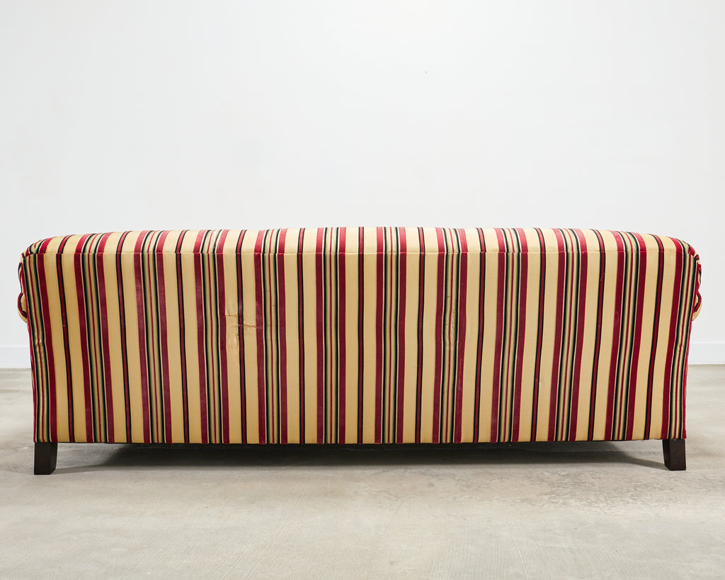 Ralph Lauren Home "Bel Air" Striped Velvet Sofa 8 Ft USA 2008