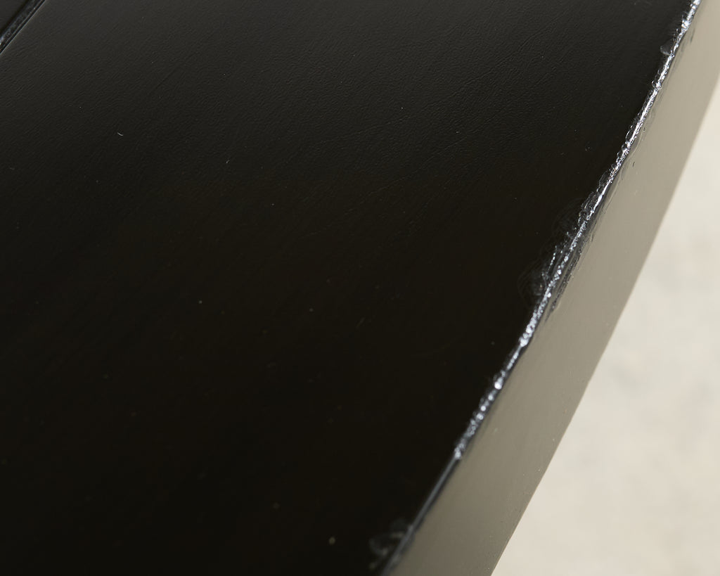 Ralph Lauren Ebonized Mahogany Round Basalt Dining Table