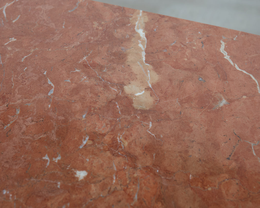 Italian Baroque Style Marble Top Console Table