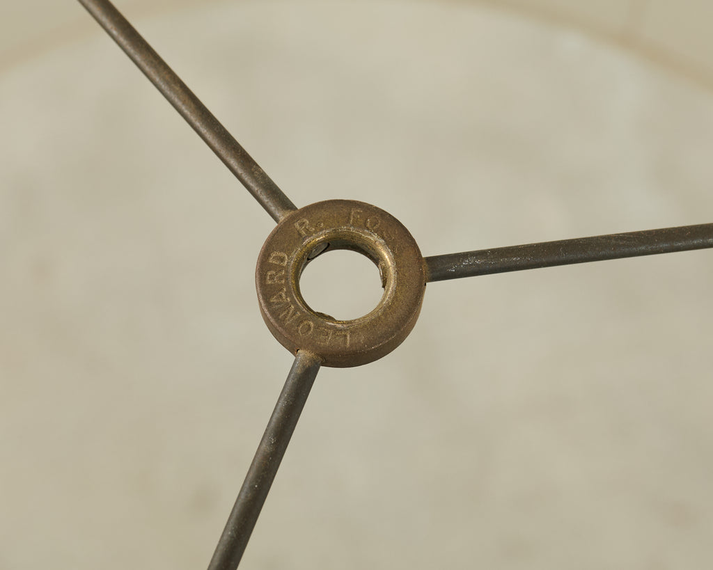 Pair of Franco Albini Style Organic Modern Rattan Floor Lamps