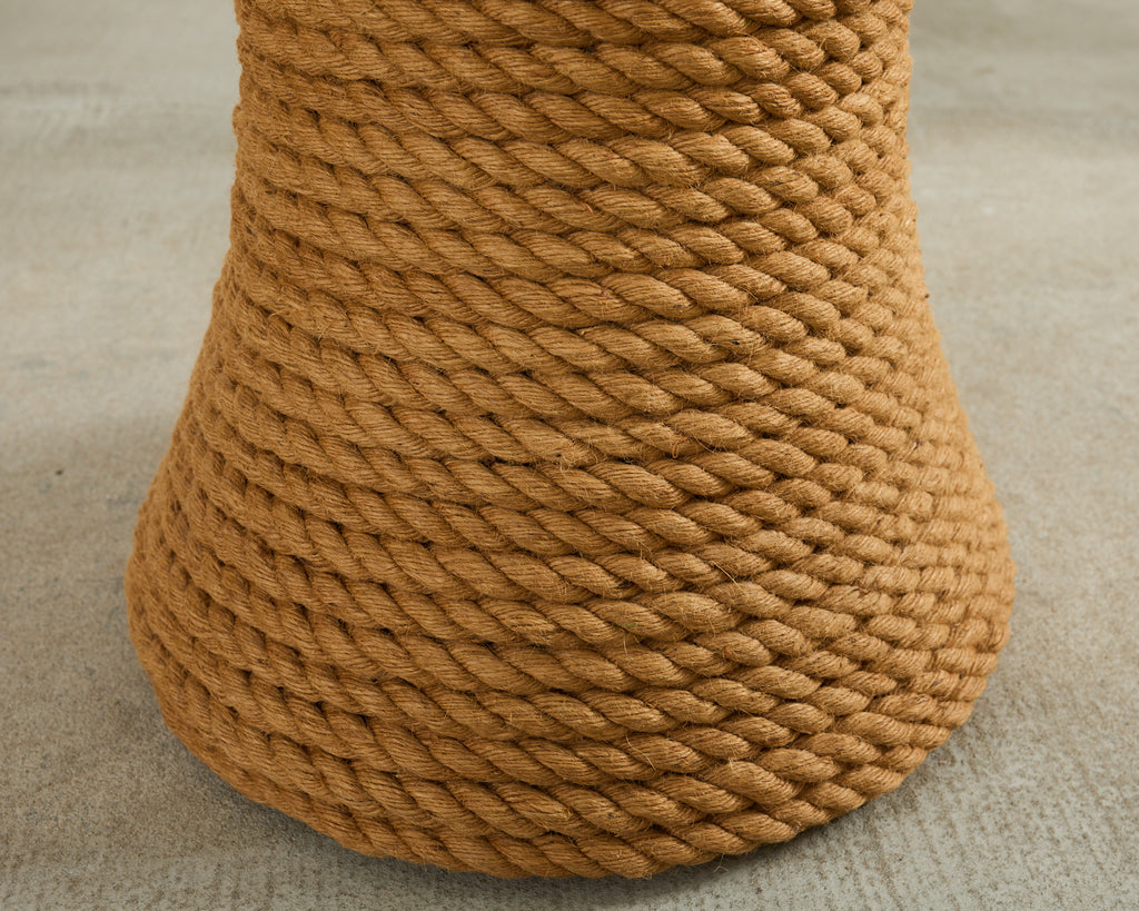 Pair of Audoux-Minnet Style Rope Drink Table Stools
