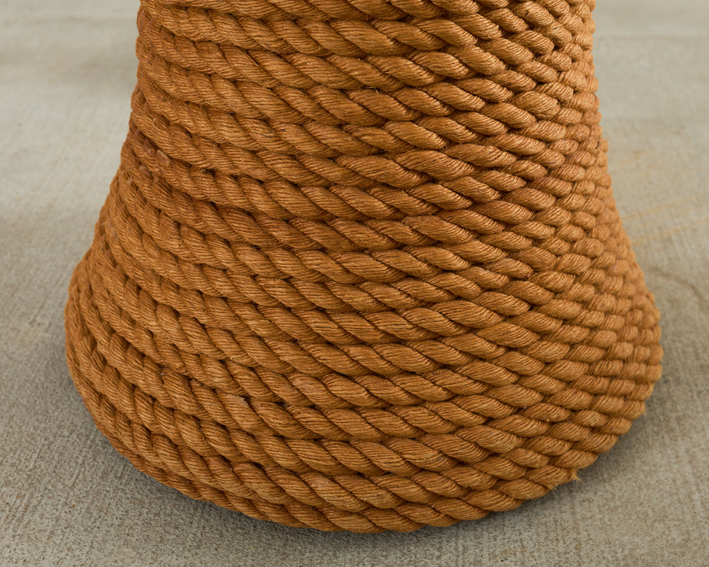 Pair of Audoux-Minnet Style Rope Drink Table Stools