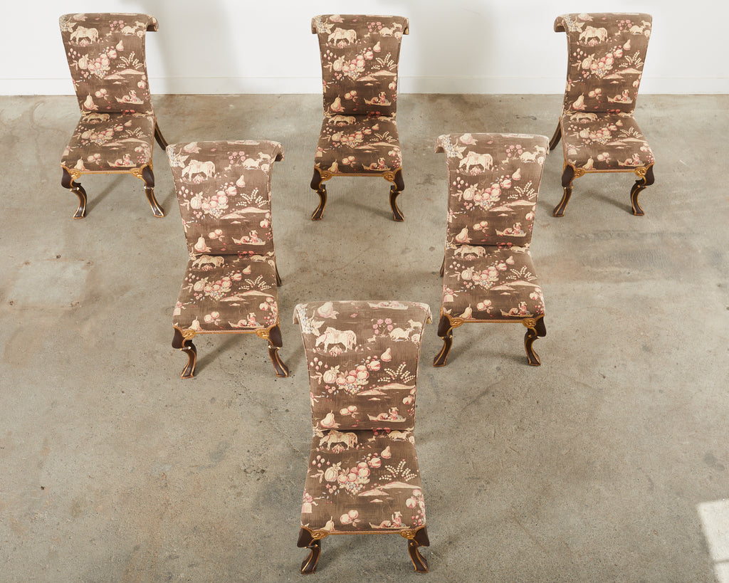 Set of Six Rose Tarlow Melrose House Puccini Dining Chairs