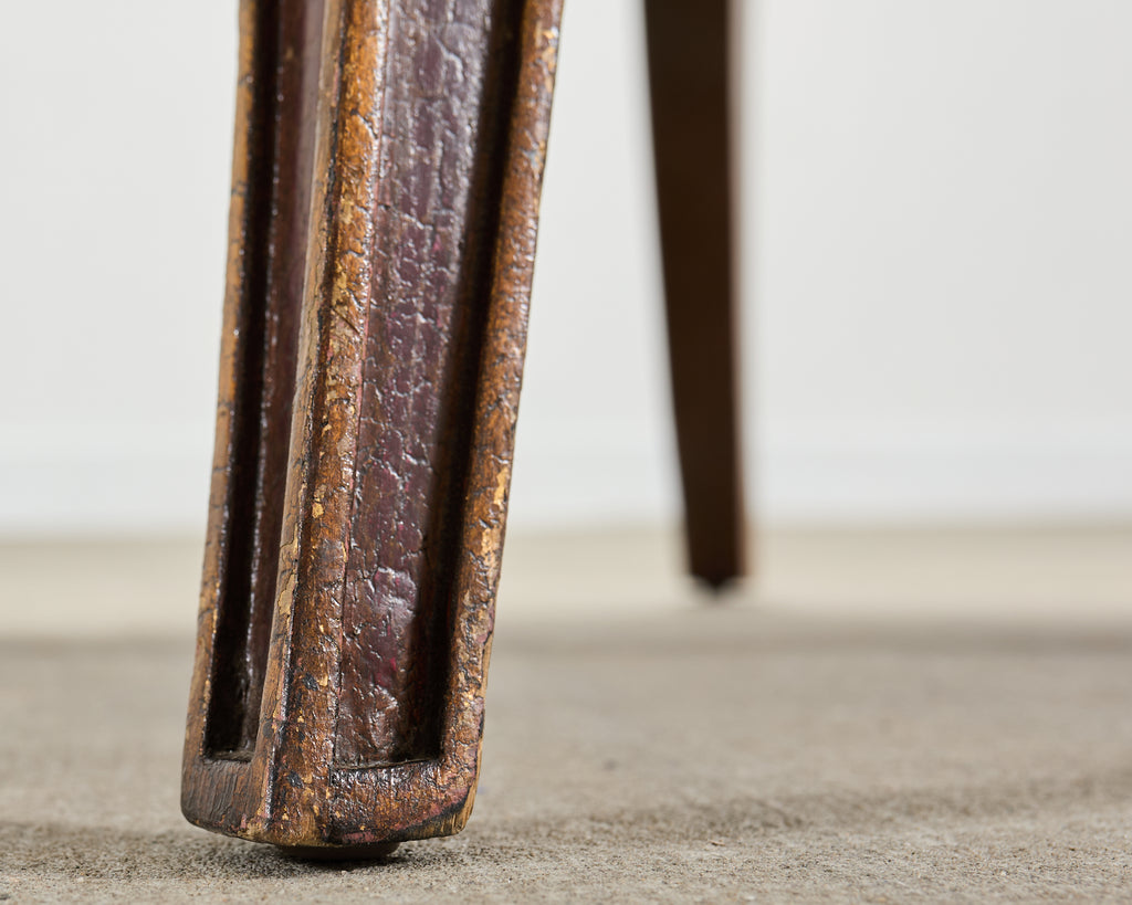 Set of Four Rose Tarlow "Feather" Dining Chairs in Fortuny