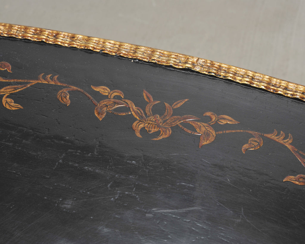 Dennis & Leen Chinoiserie Iron Gilt Tray Cocktail Table