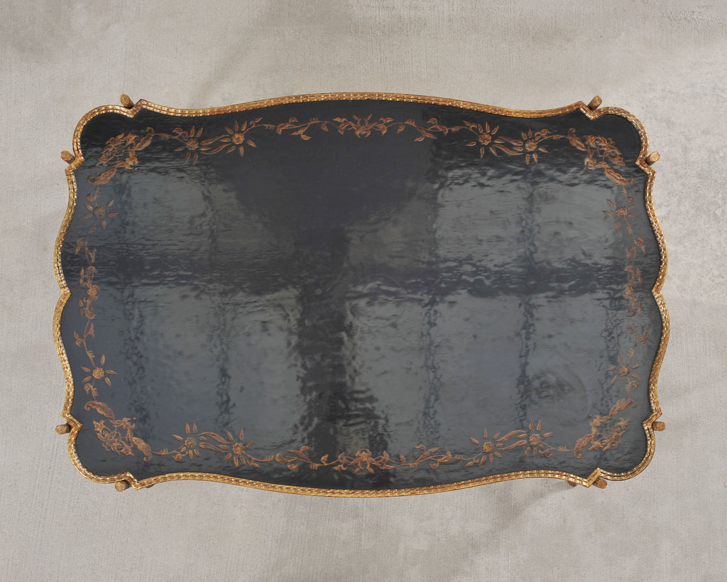 Dennis & Leen Chinoiserie Iron Gilt Tray Cocktail Table