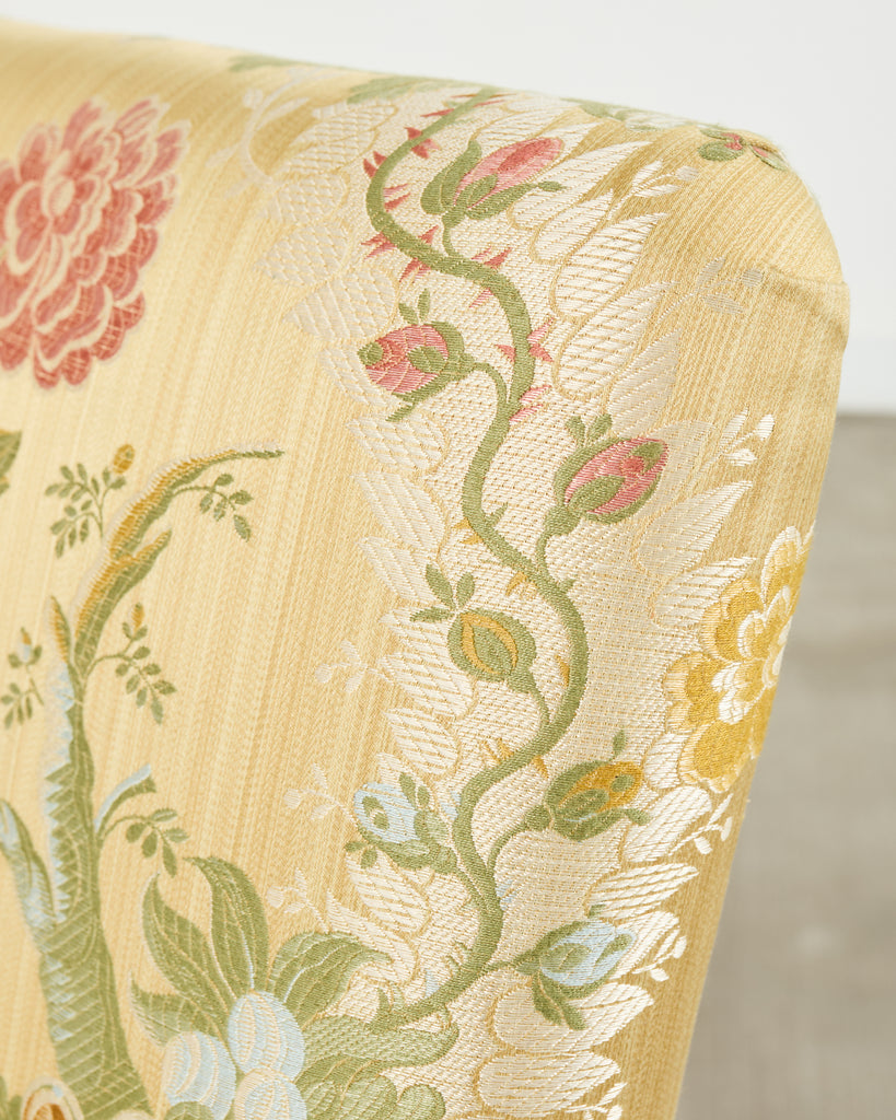 Set of Twelve Rose Tarlow Gold Leaf Kent Dining Chairs