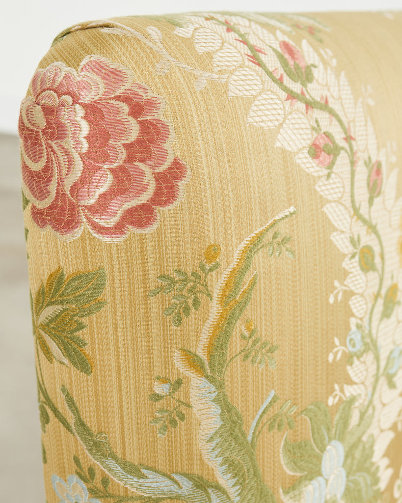 Set of Twelve Rose Tarlow Gold Leaf Kent Dining Chairs