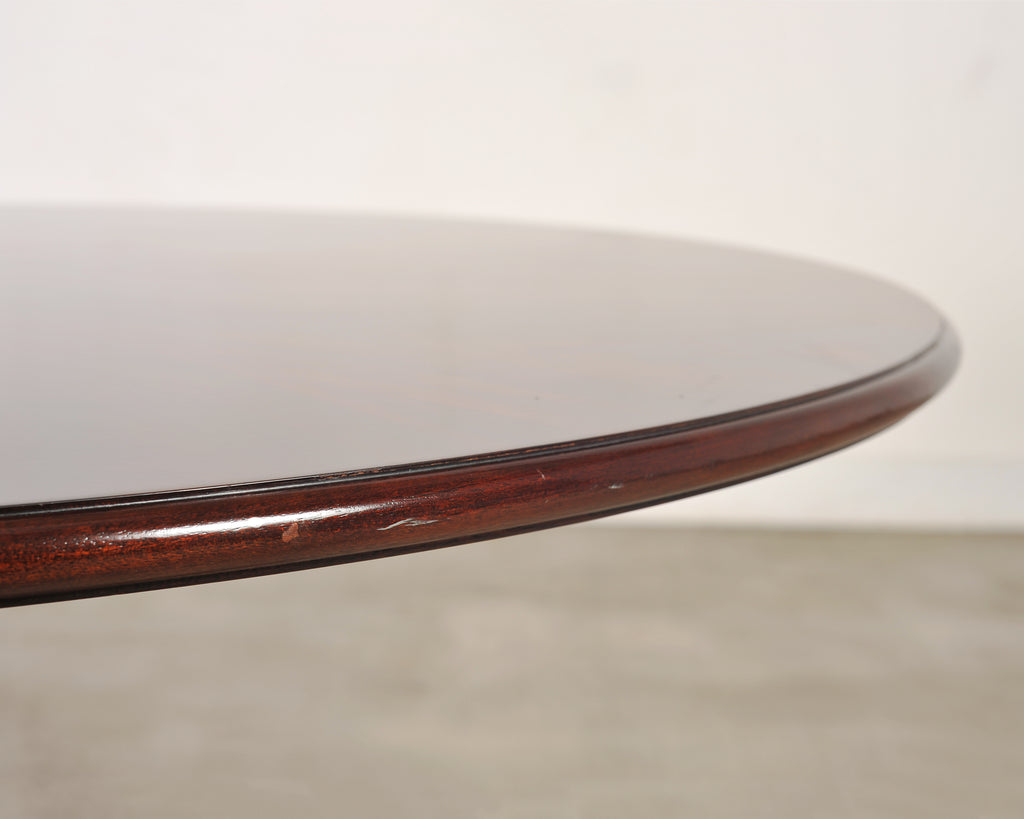 Thomas Pheasant for Baker Mahogany Round Pedestal Dining Table