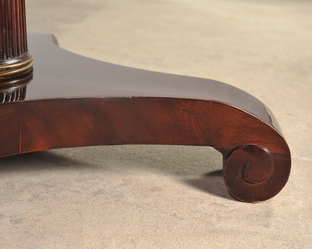 Thomas Pheasant for Baker Mahogany Round Pedestal Dining Table