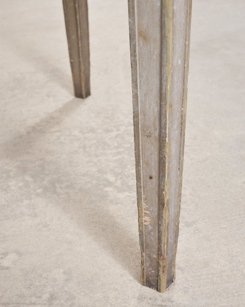 19th Century Venetian Painted Center Table with Scalloped Apron