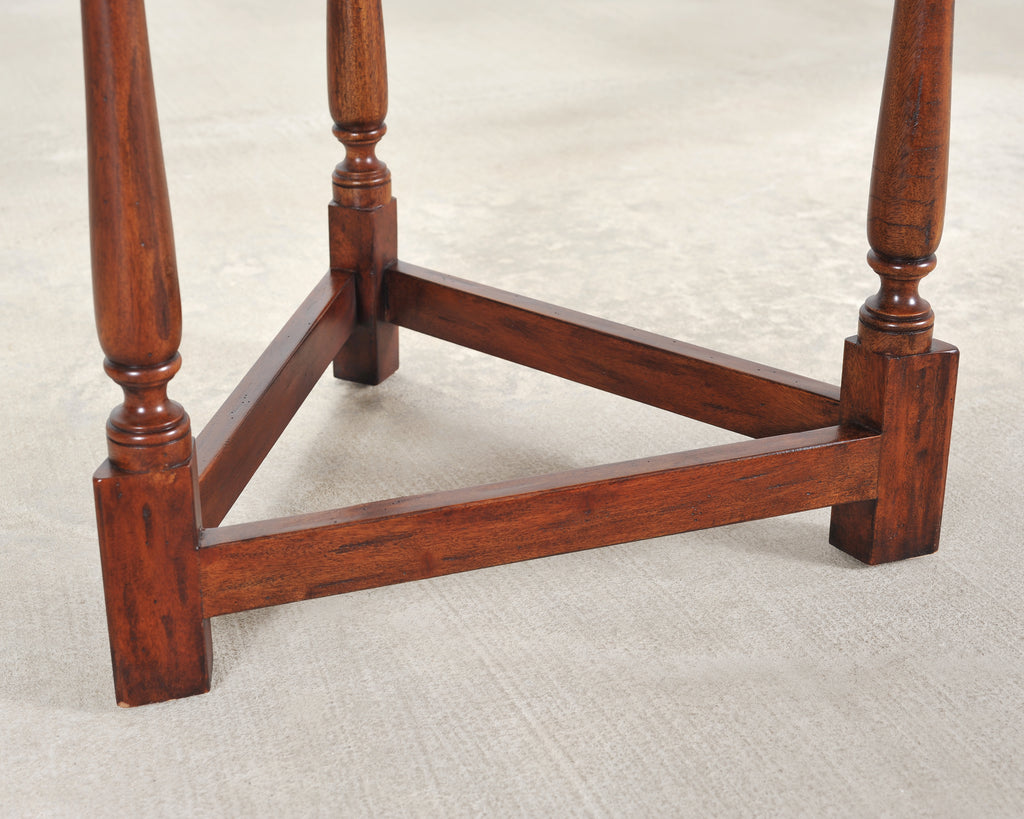 Ralph Lauren Country English Style Walnut Cricket Pub Table