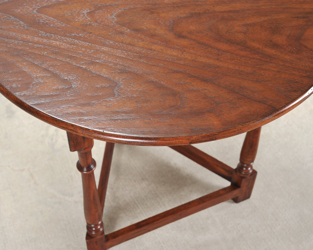 Ralph Lauren Country English Style Walnut Cricket Pub Table