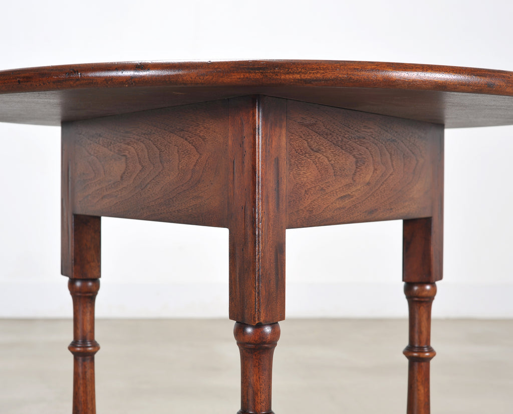 Ralph Lauren Country English Style Walnut Cricket Pub Table