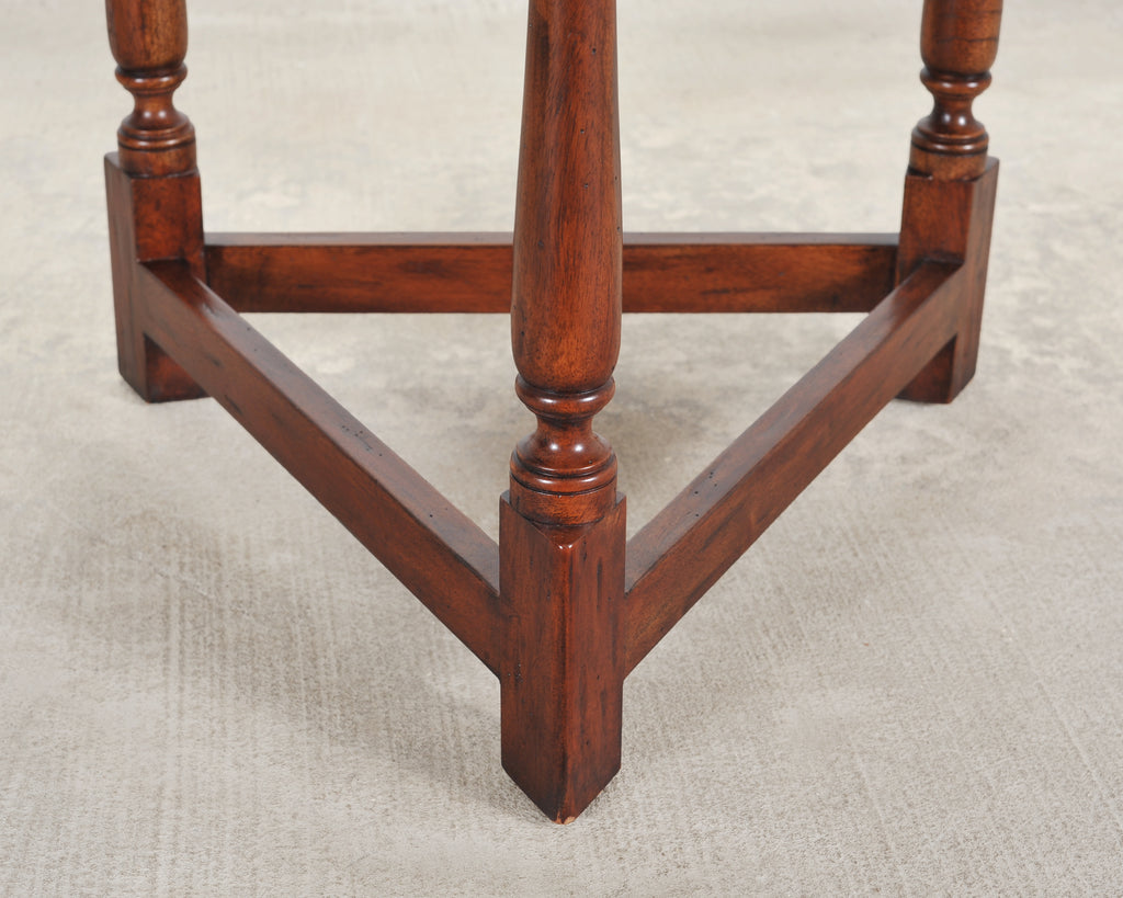 Ralph Lauren Country English Style Walnut Cricket Pub Table