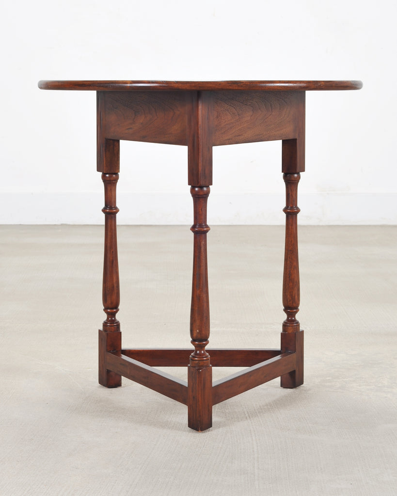 Ralph Lauren Country English Style Walnut Cricket Pub Table