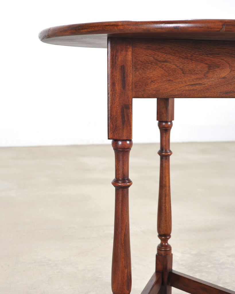 Ralph Lauren Country English Style Walnut Cricket Pub Table