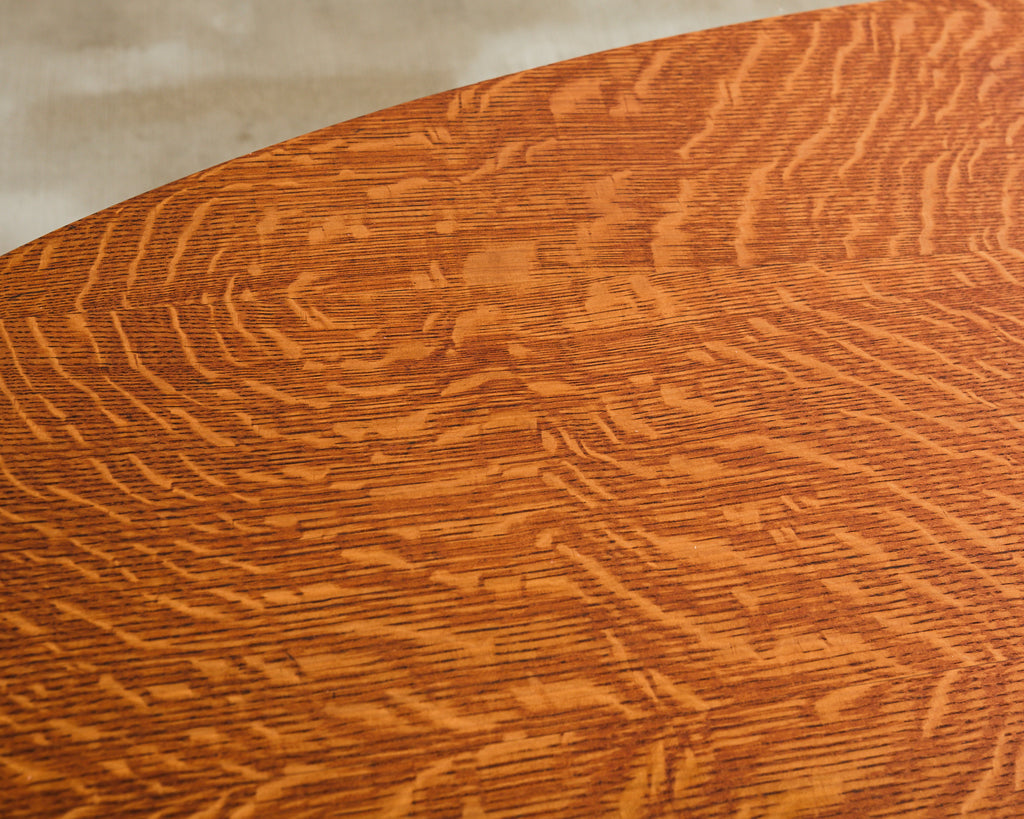 19th Century Arts and Crafts Oak Dining or Library Table