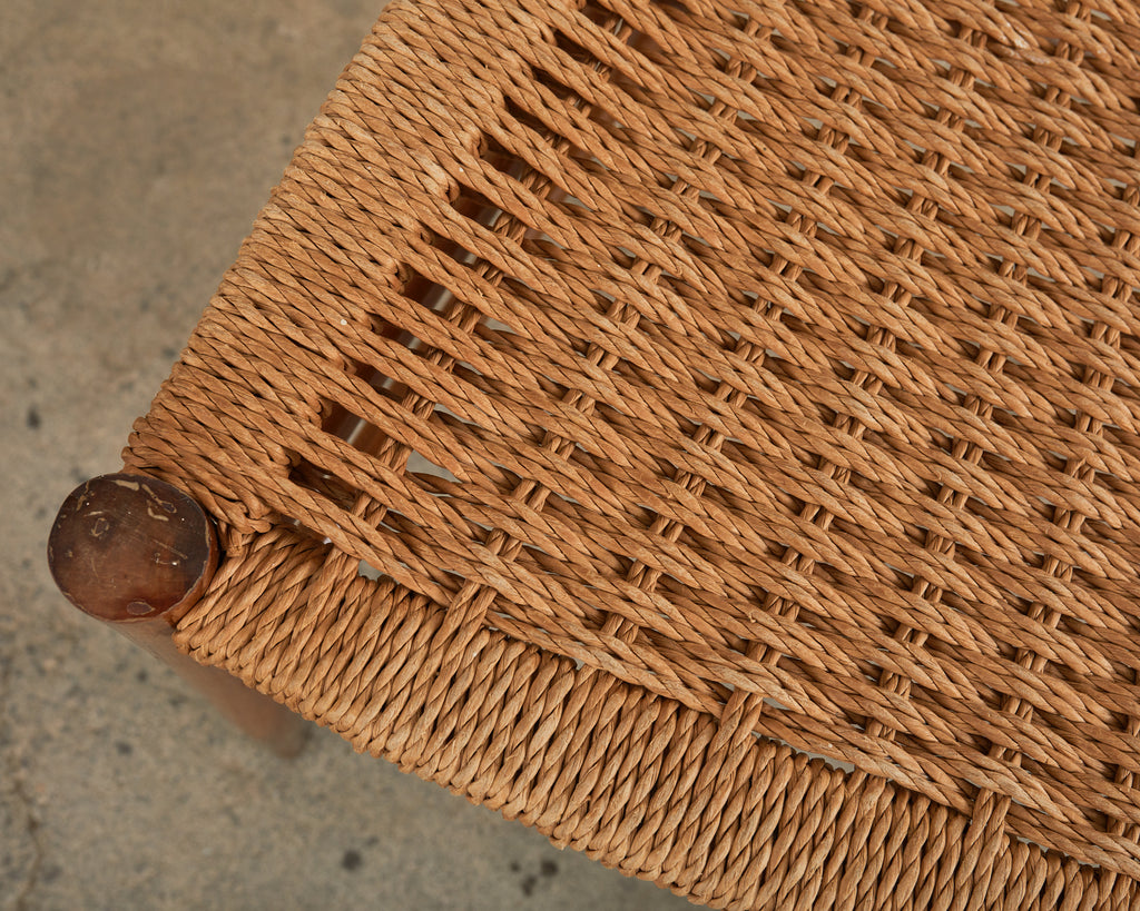 Set of Four Italian Paolo Buffa Style Walnut Dining Chairs