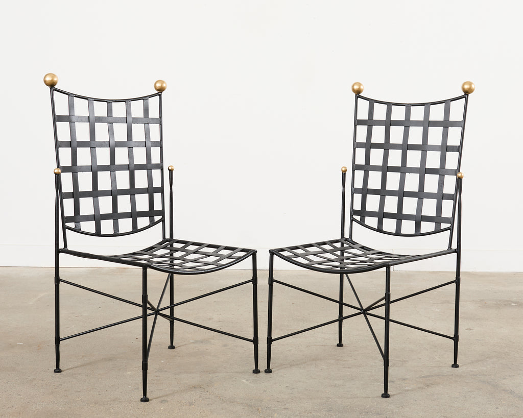 Pair of Mario Papperzini for the John Salterini Garden Dining Chairs
