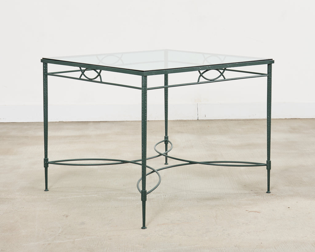 Mario Papperzini for Salterini Iron Garden Dining Suite