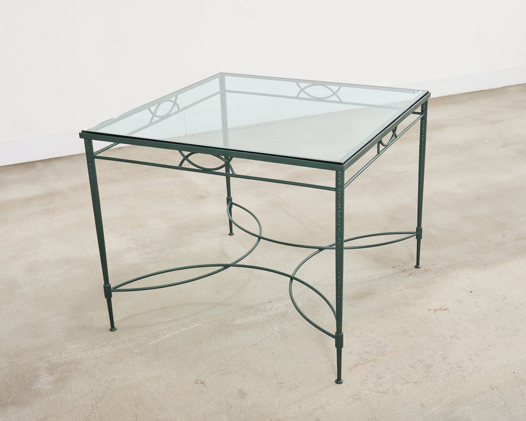 Mario Papperzini for Salterini Iron Garden Dining Suite