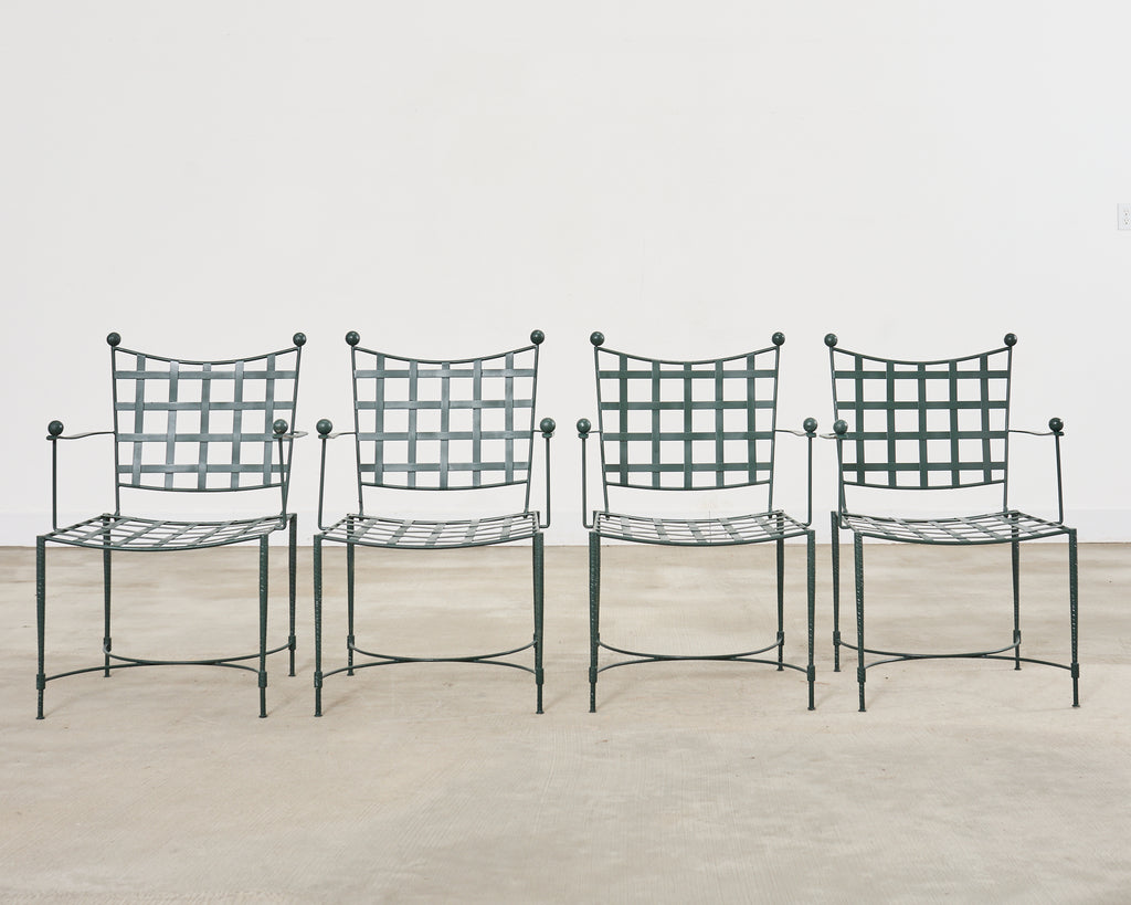 Mario Papperzini for Salterini Iron Garden Dining Suite