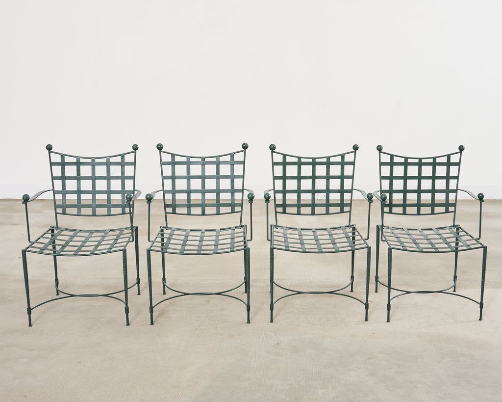 Mario Papperzini for Salterini Iron Garden Dining Suite