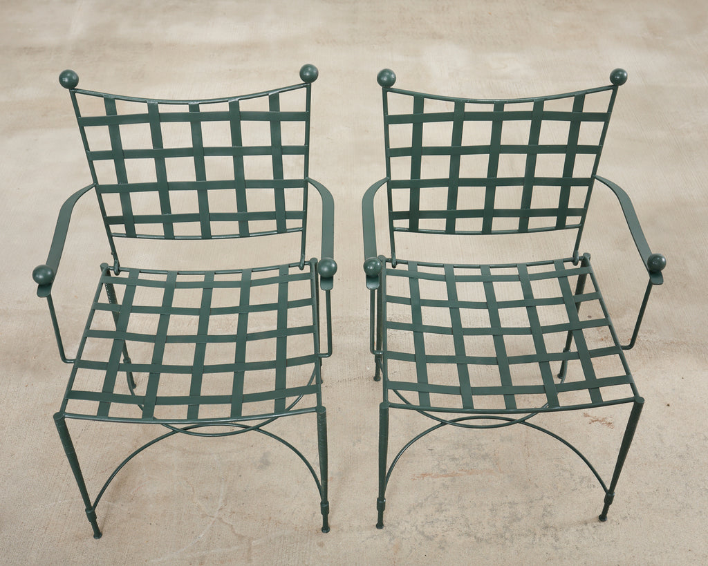 Mario Papperzini for Salterini Iron Garden Dining Suite