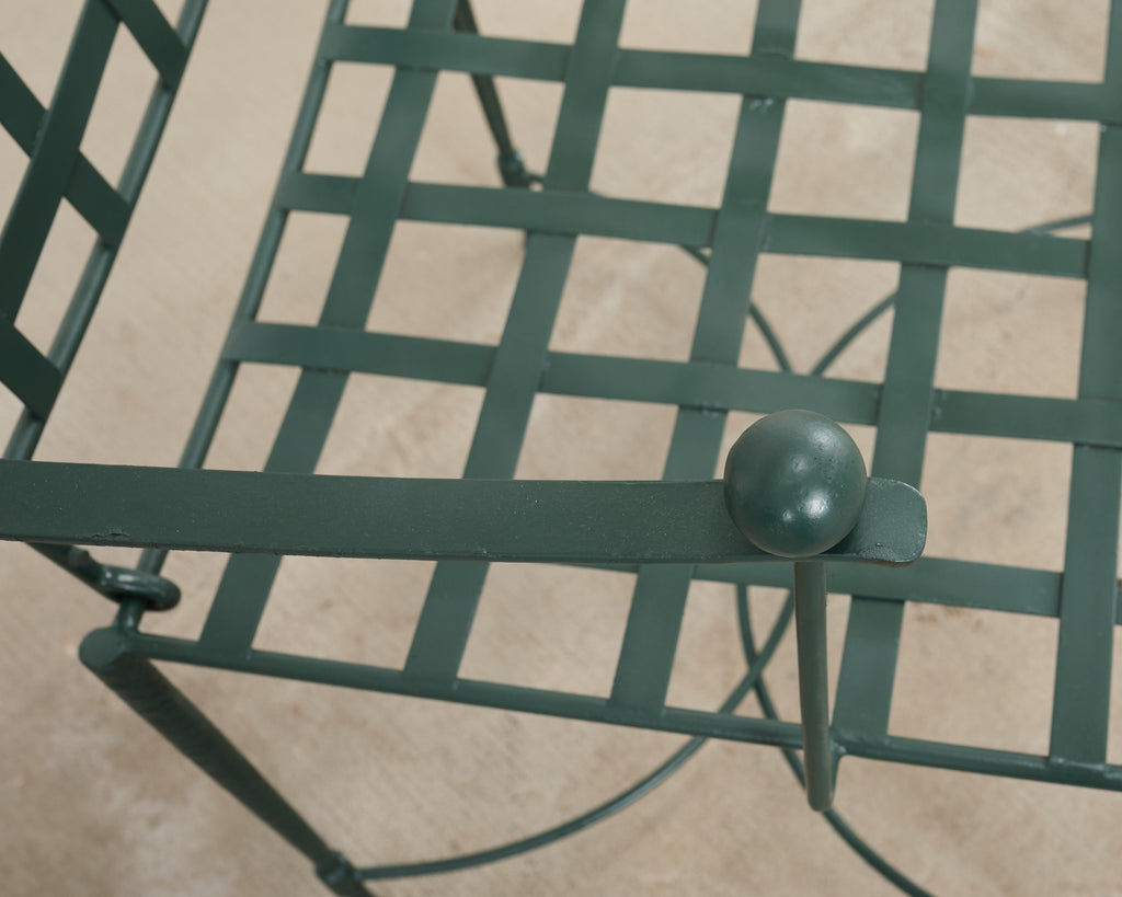 Mario Papperzini for Salterini Iron Garden Dining Suite