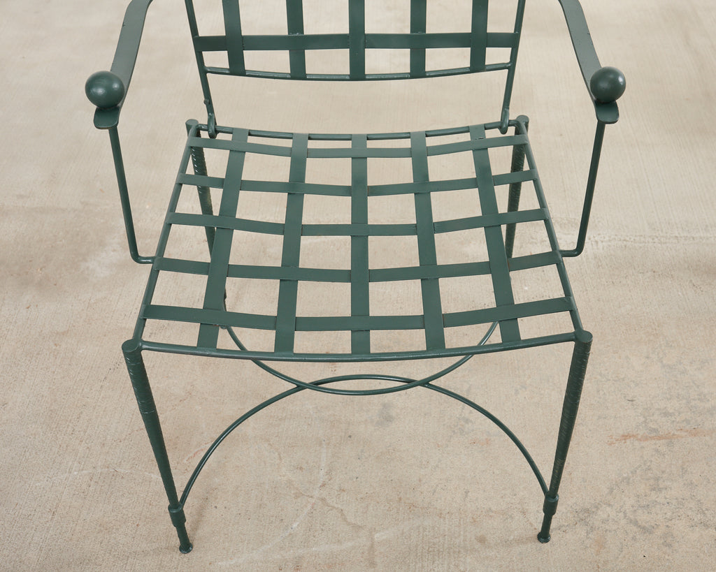 Mario Papperzini for Salterini Iron Garden Dining Suite