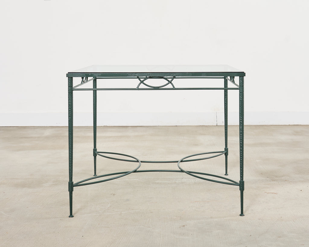 Mario Papperzini for Salterini Iron Garden Dining Suite