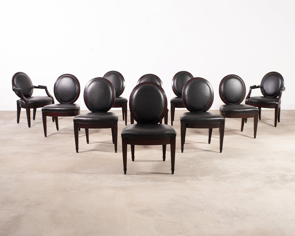 Set of Ten John Hutton for Donghia Grand Soleil Dining Chairs