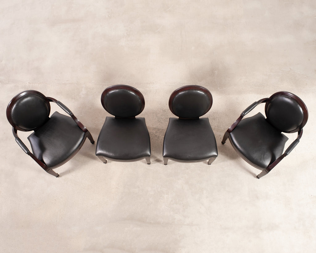 Set of Ten John Hutton for Donghia Grand Soleil Dining Chairs