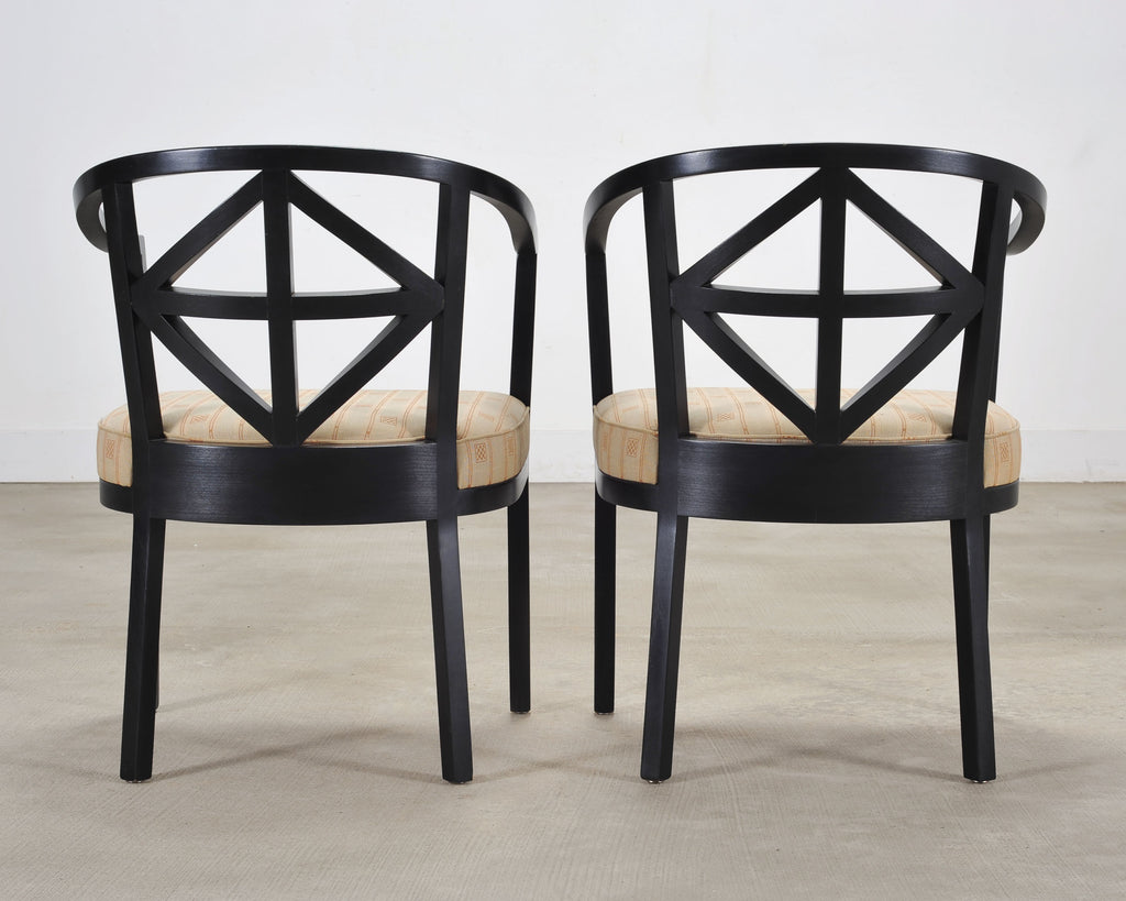 Set of Ten Josef Hoffmann for Wittman Villa Ast Dining Chairs