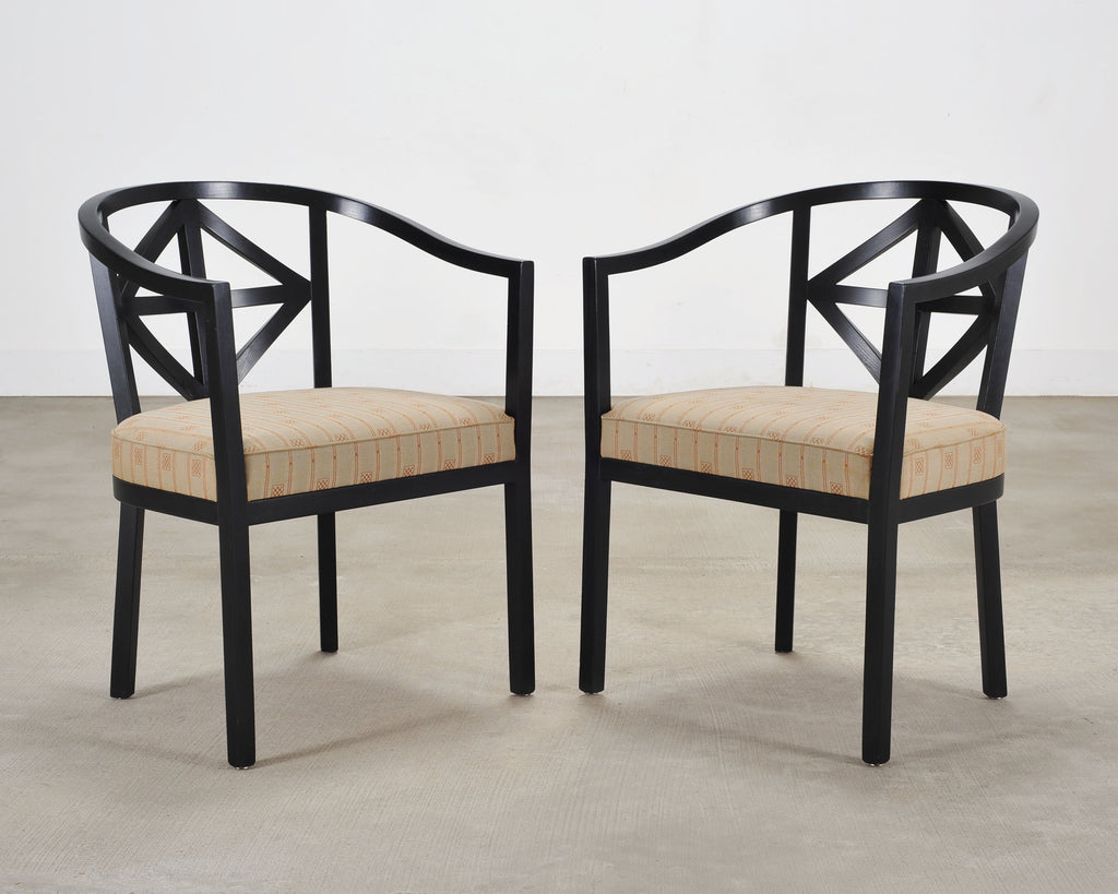 Set of Ten Josef Hoffmann for Wittman Villa Ast Dining Chairs