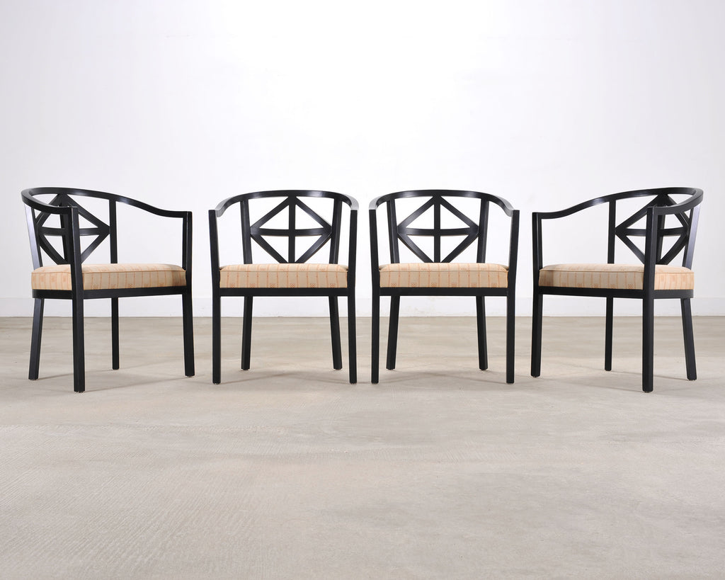 Set of Ten Josef Hoffmann for Wittman Villa Ast Dining Chairs