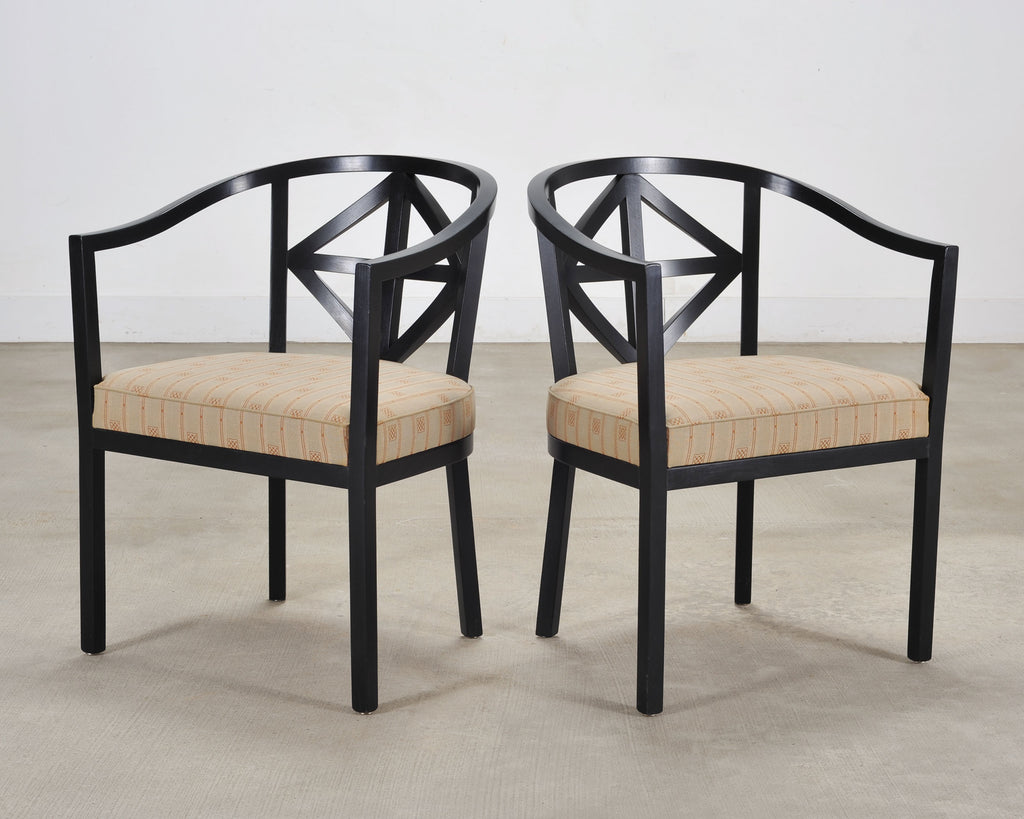 Set of Ten Josef Hoffmann for Wittman Villa Ast Dining Chairs