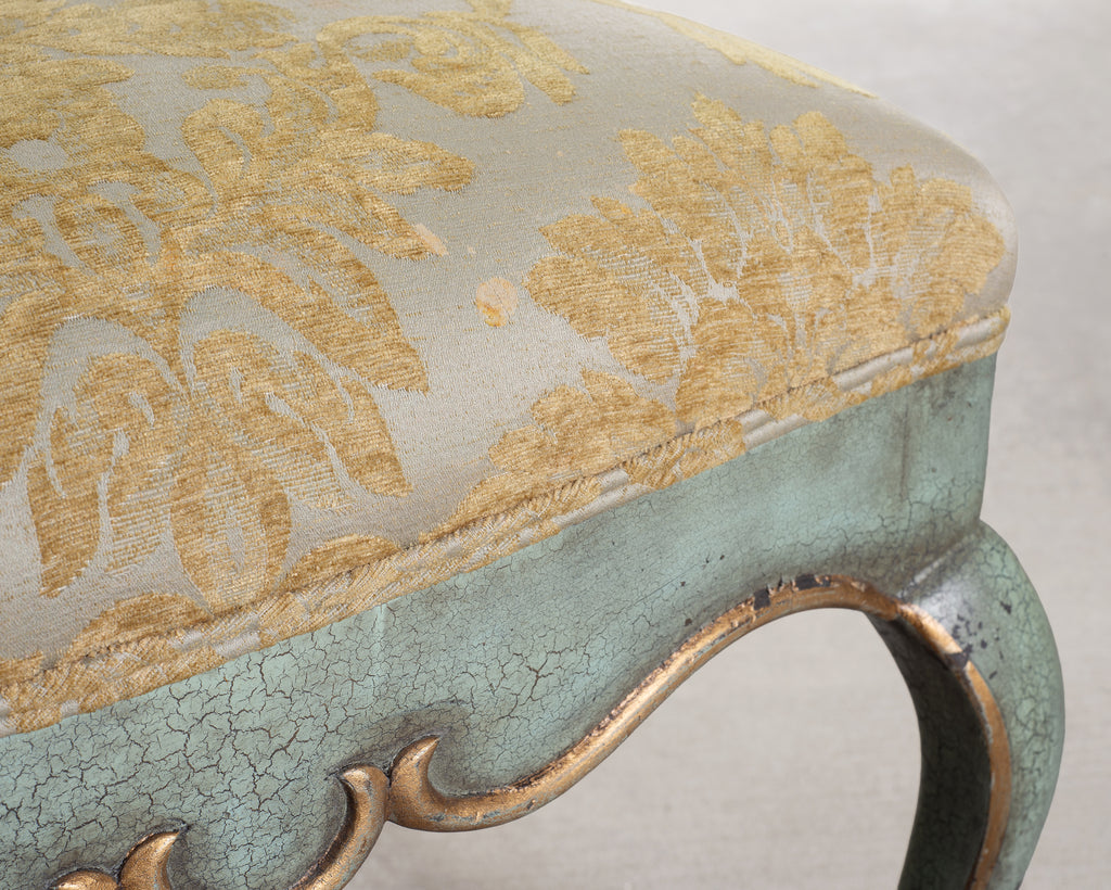 Set of Ten Minton-Spidell Country French Painted Dining Chairs