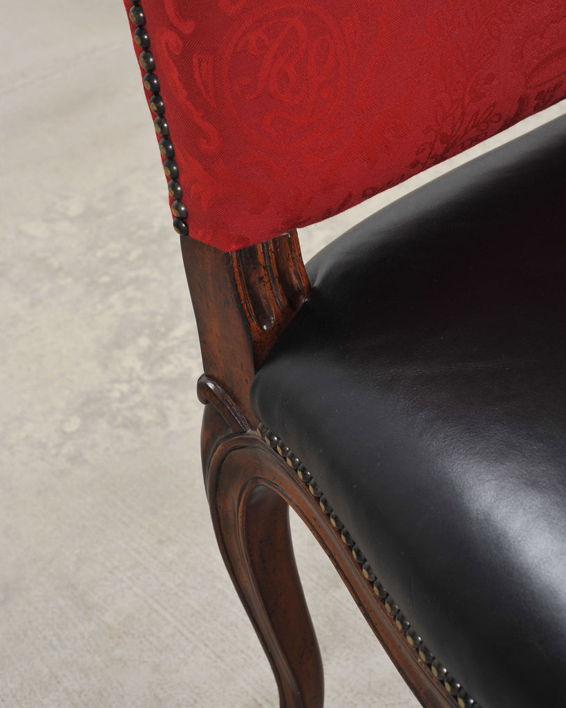 Set of Ten Ralph Lauren Noble Estate Leather Dining Chairs