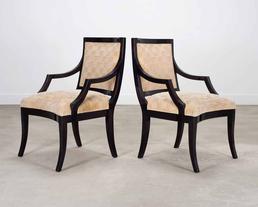 Set of Ten Sally Sirkin for J. Robert Scott Tuscany Dining Chairs