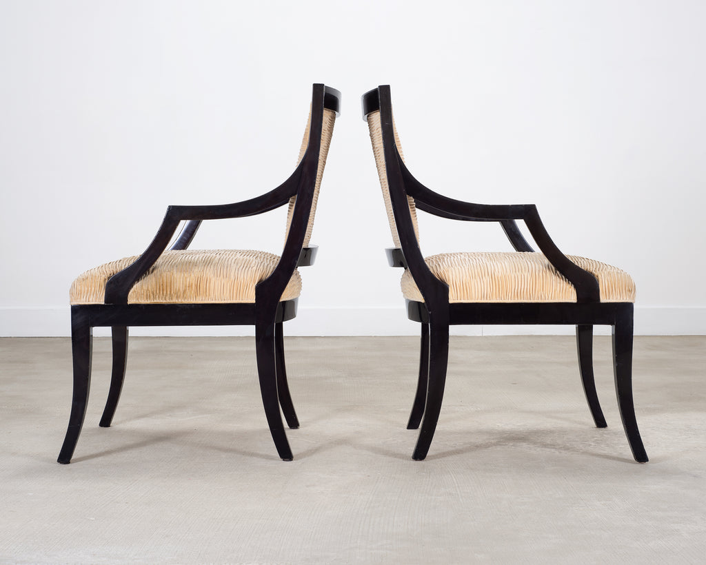 Set of Ten Sally Sirkin for J. Robert Scott Tuscany Dining Chairs