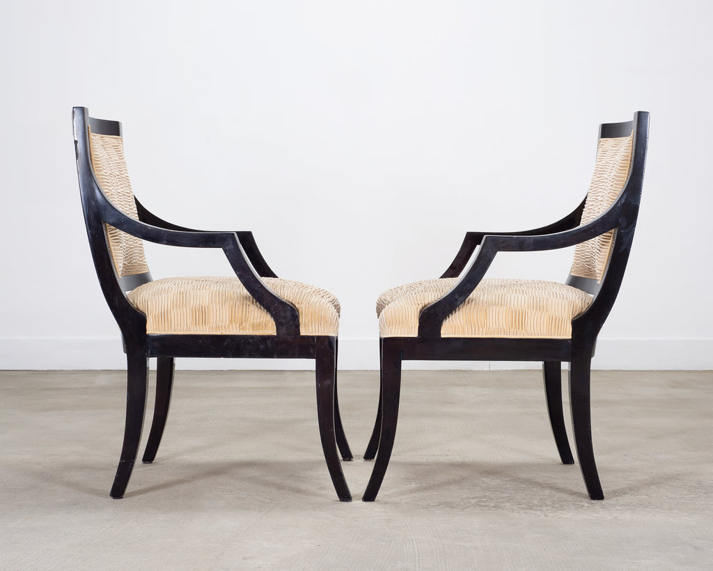 Set of Ten Sally Sirkin for J. Robert Scott Tuscany Dining Chairs