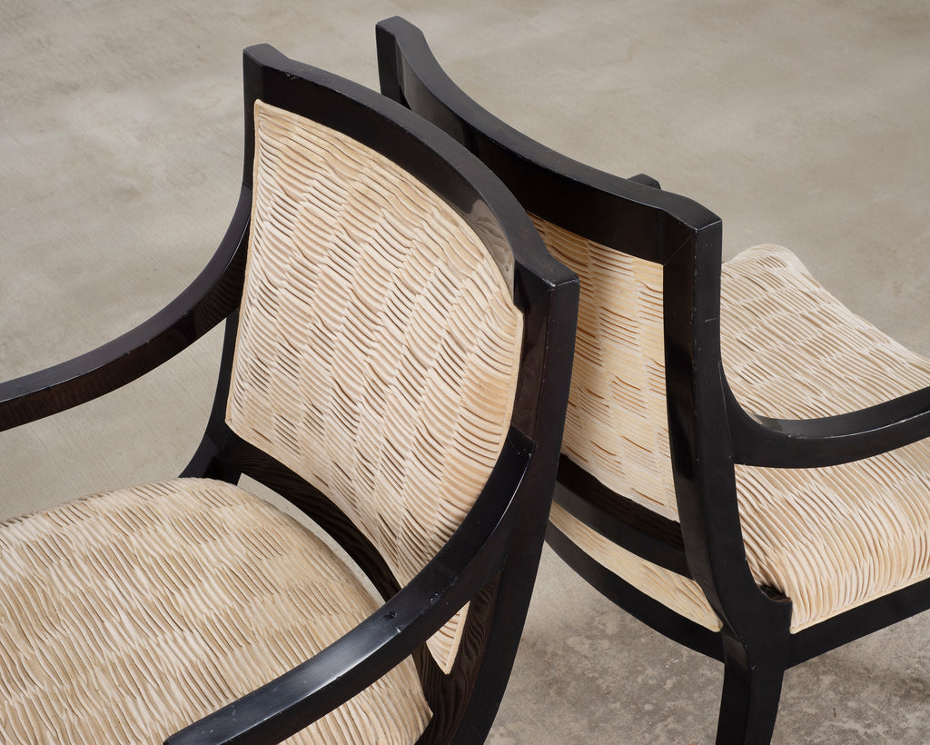 Set of Ten Sally Sirkin for J. Robert Scott Tuscany Dining Chairs