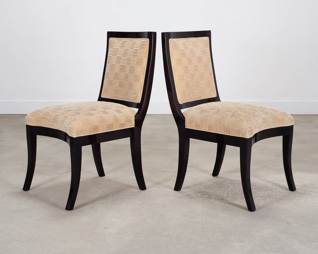 Set of Ten Sally Sirkin for J. Robert Scott Tuscany Dining Chairs